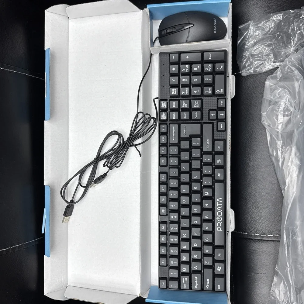 ProData USB Wired Keyboard and Mouse Combo MK520C-US